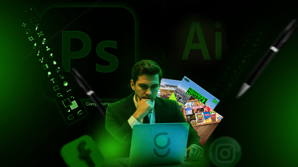 Creative branding and design service by Grafillia digital agency