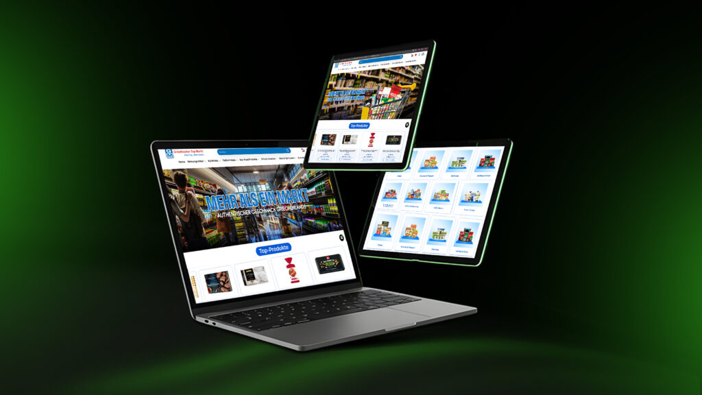 Web design and development service by Grafillia agency